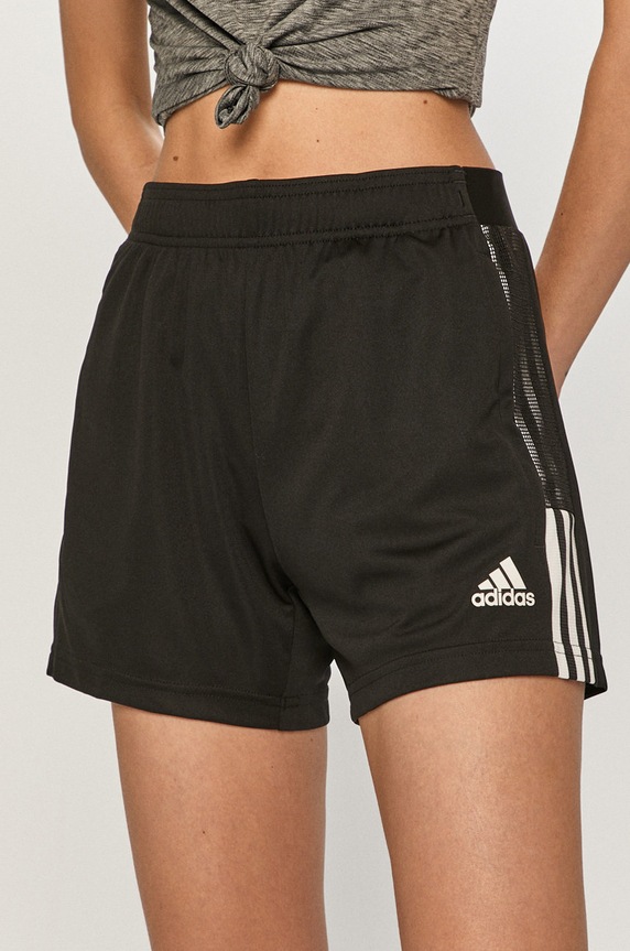 adidas Performance - Σορτς απλικέ μαύρο GN2158
