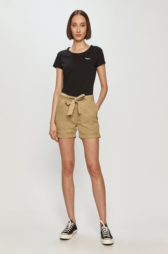 Pepe Jeans - Pantaloni scurti Nomad PL800855.710 verde SS21