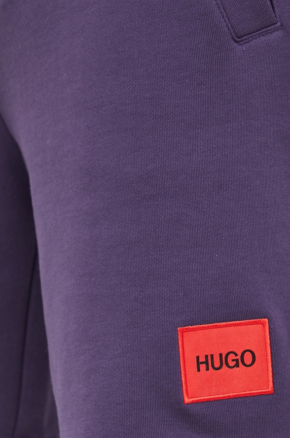 Bavlněné šortky Hugo fialová 50448937