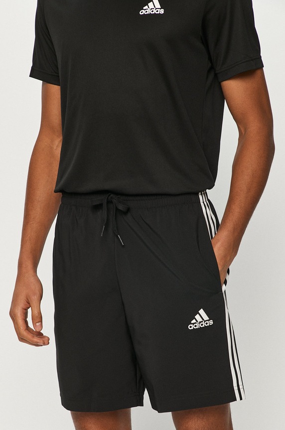 adidas - Szorty GL0022 tkanina czarny GL0022