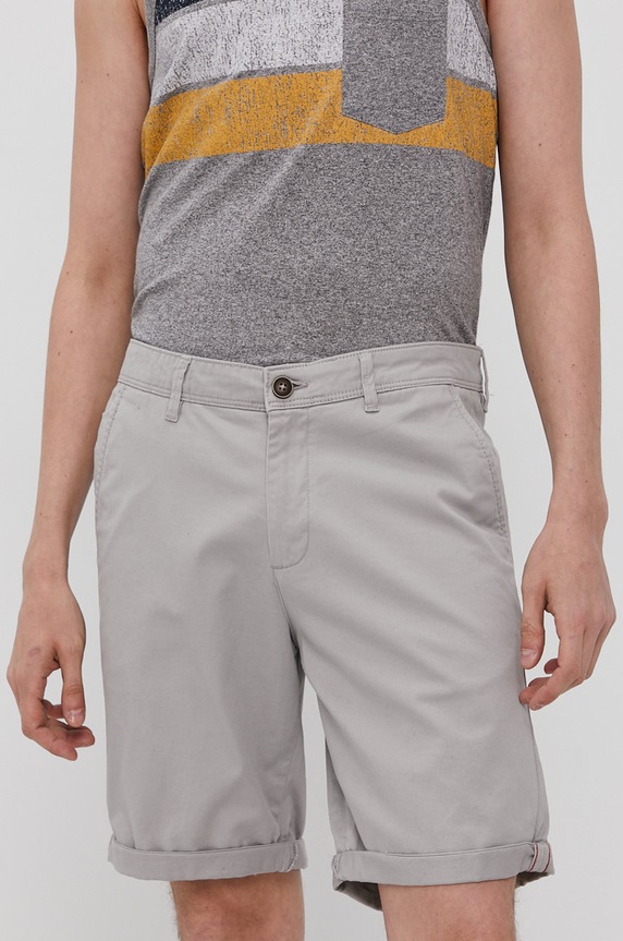 Jack & Jones Szorty z elastanem szary 12165604