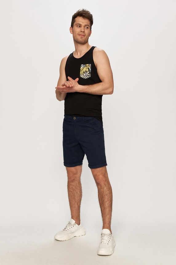 Jack & Jones Szorty 12165604 granatowy AA00