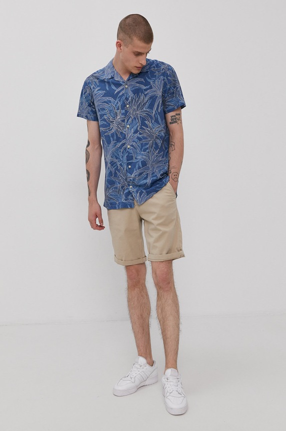 Jack & Jones - Szorty 12165604 brązowy AA00