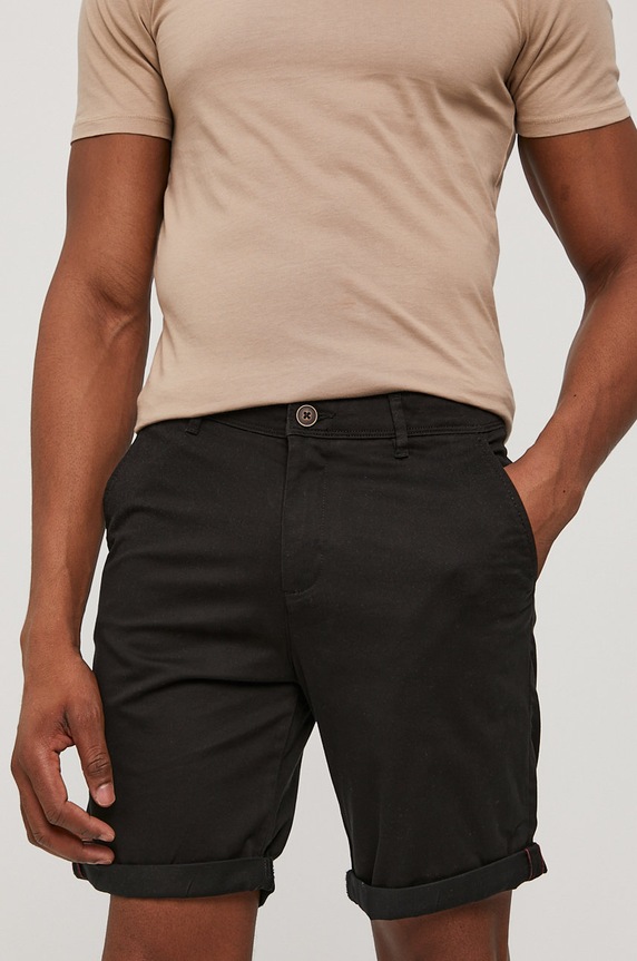 Jack & Jones Szorty z elastanem czarny 12165604