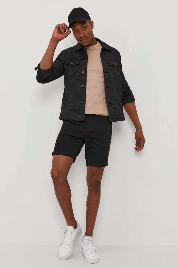 Jack & Jones Szorty 12165604 czarny AA00