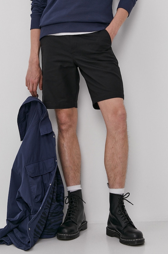 Dickies pantaloni scurți bumbac negru DK0A4XES