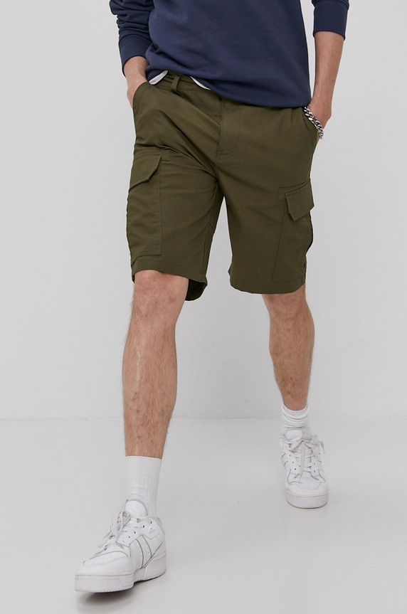 Σορτς Dickies βαμβάκι πράσινο DK0A4XEDMGR