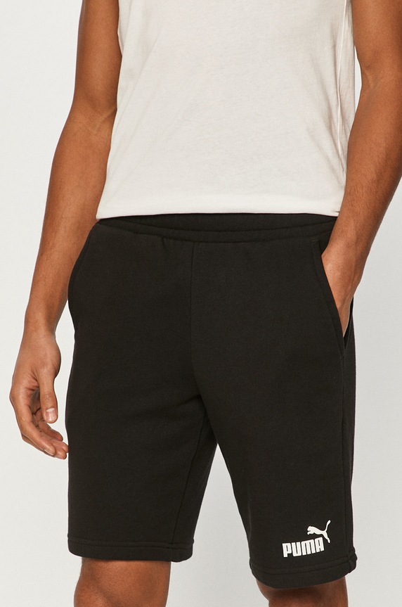 Puma - Szorty dzianina czarny 586709