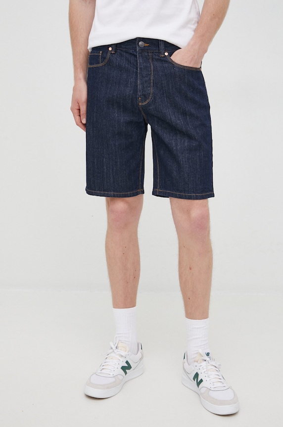 Traper kratke hlače United Colors of Benetton pamuk mornarsko plava 4AW759528.905