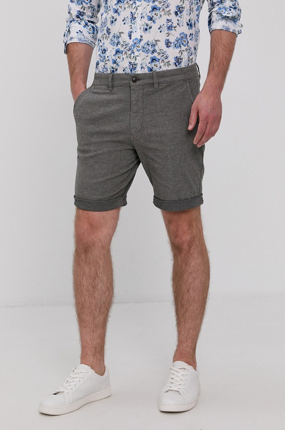 Jack & Jones Szorty melanż zielony 12183665.SilverBirc