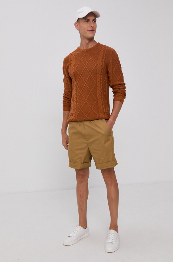 Only & Sons Szorty 22021196.Chinchilla beżowy AA00