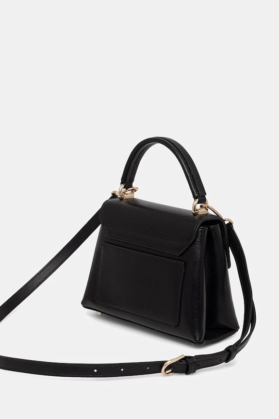Accesorii Furla geantă crossbody pentru femei din piele 1927 Mini Top Handle WB00109.ARE000.O6000 negru