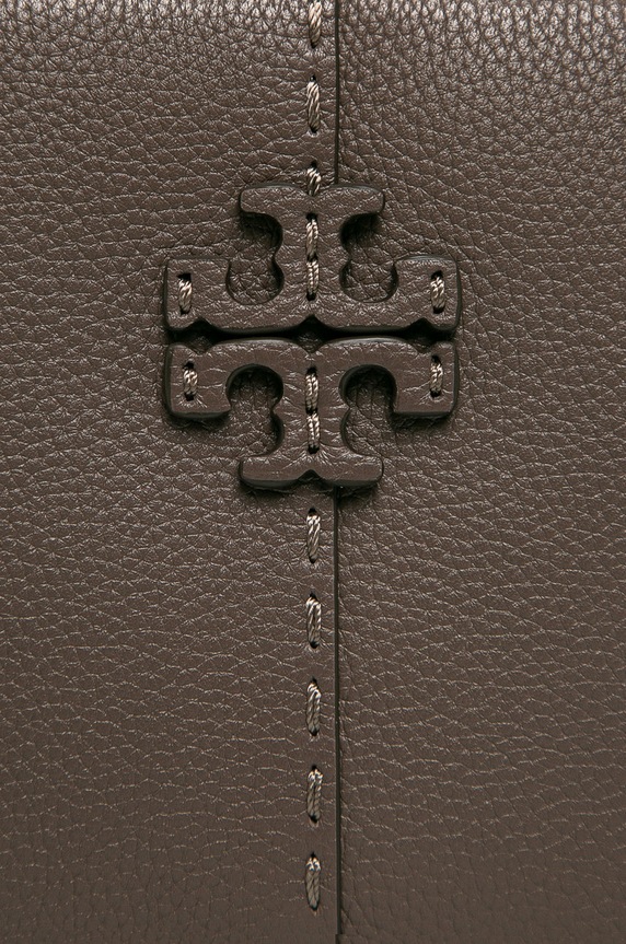Tory Burch - Torebka skórzana 64447 szary SS21