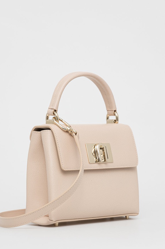 Кожена чанта Furla 1927 WB00109.ARE000.B4L00 бежов SS21