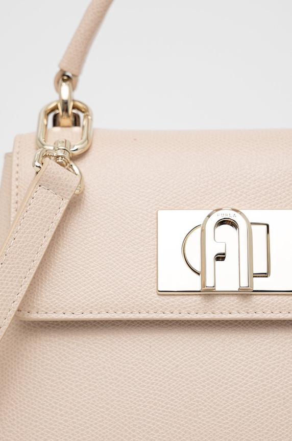 Кожена чанта Furla 1927 бежов WB00109.ARE000.B4L00