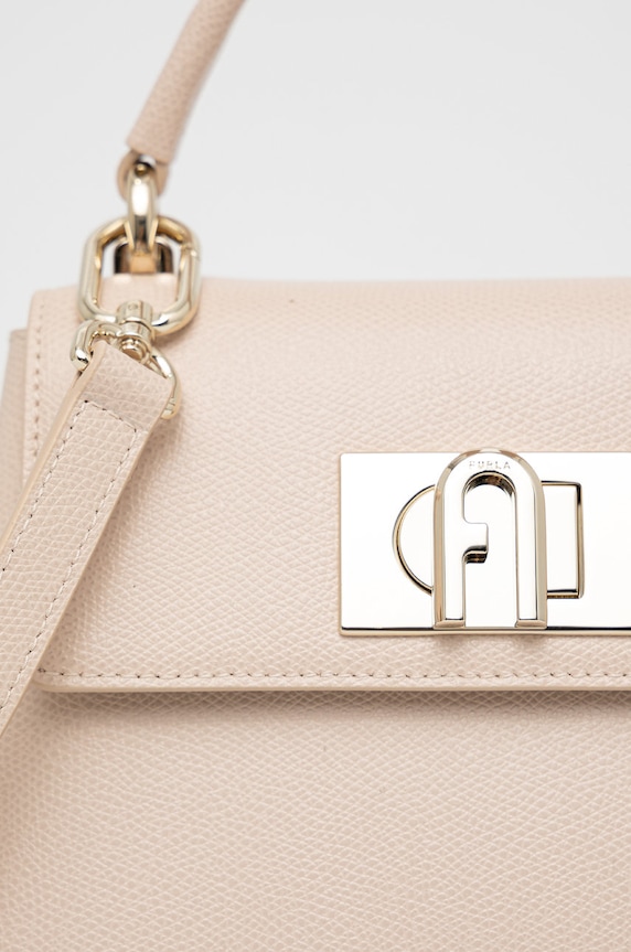 Кожена чанта Furla 1927 бежов WB00109.ARE000.B4L00