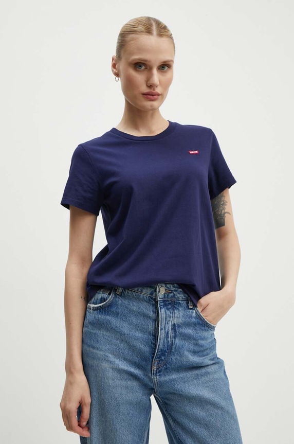 Levi's - T-shirt 39185.0129 granatowy AW23