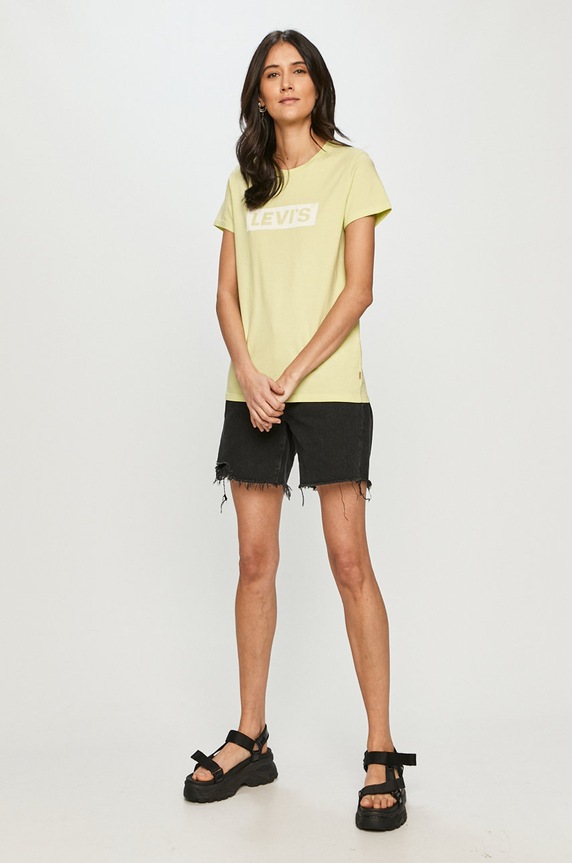 Levi's T-shirt 17369.1508 zielony SS21