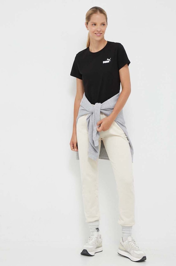 Puma tricou negru 586776