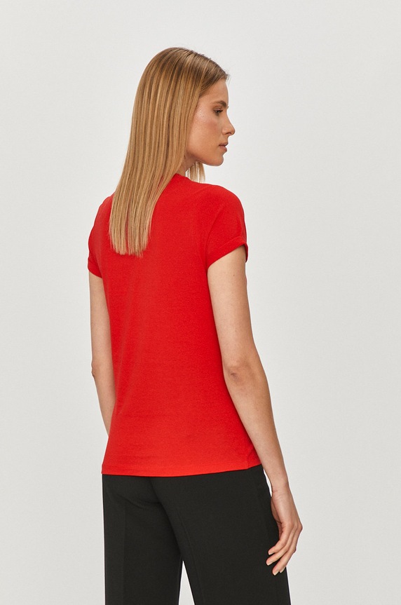 Odzież HUGO T-shirt bawełniany 50456008 50456008 czerwony
