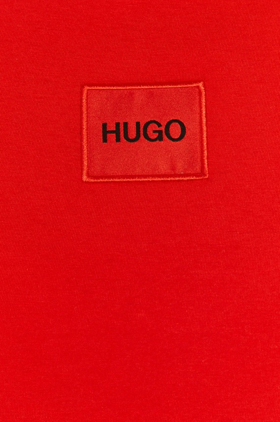 HUGO T-shirt bawełniany 50456008 50456008 czerwony