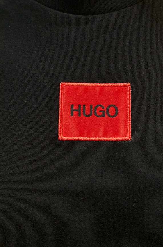 Bavlnené tričko Hugo 50456008 čierna