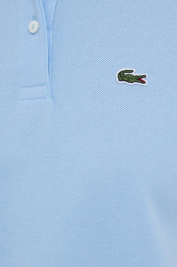 Lacoste polo damskie bawełniane PF7839 niebieski