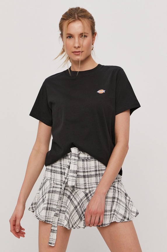 Dickies T-shirt bawełna czarny DK0A4XDABLK