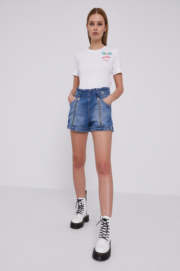 After Label T-shirt AL260.J1/R1 biały SS21