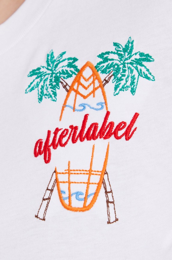 After Label T-shirt AL260.J1/R1 biały