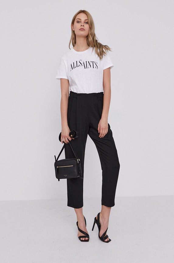 Tričko AllSaints WG631S biela SS21