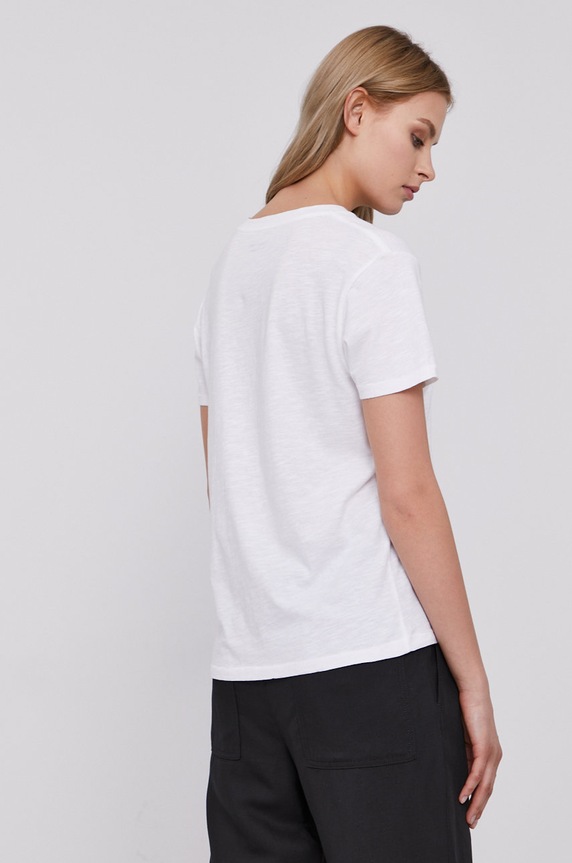 Oblečenie Tričko AllSaints WG631S biela