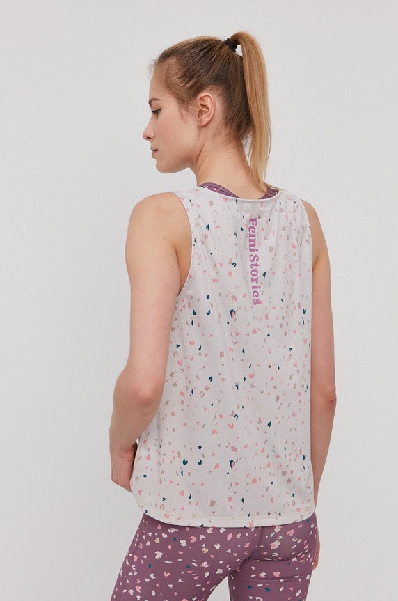 Odzież Femi Stories Top Cari Ecru Hearts CARI.ECR.HRTS beżowy