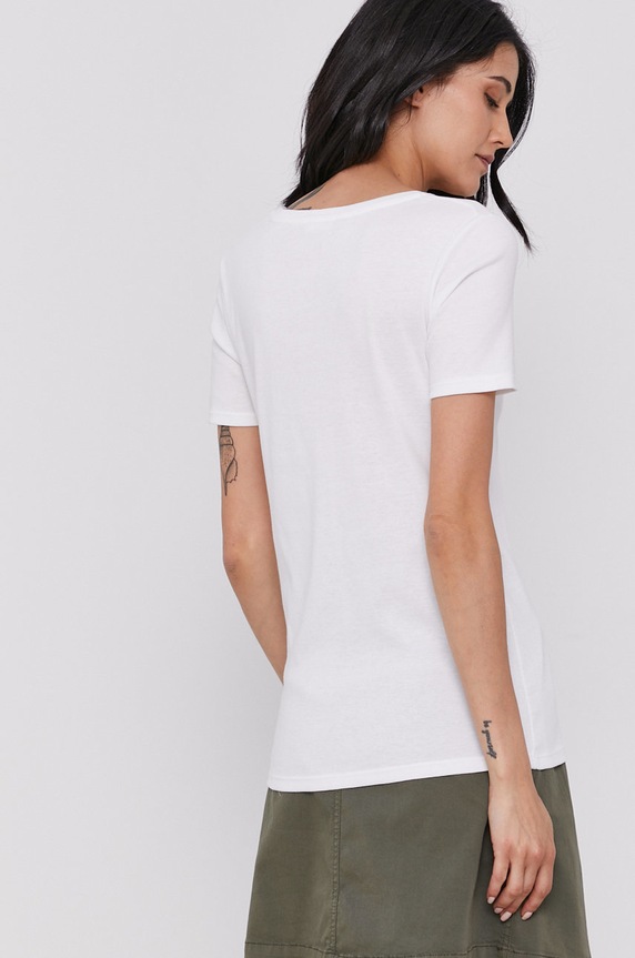 Ruházat United Colors of Benetton t-shirt 3GA2E4230.101 fehér