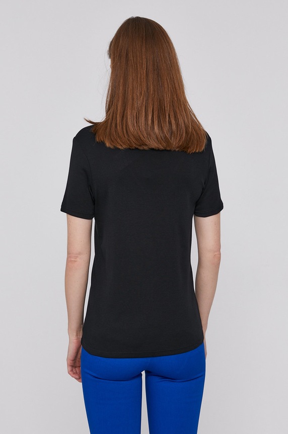 Odzież United Colors of Benetton T-shirt bawełniany 3GA2E4230.100 czarny