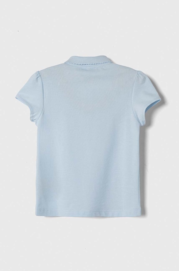 Lacoste t-shirt bawełniany dziecięcy PJ3594 niebieski SS25