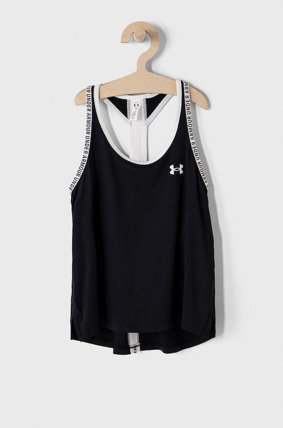 Παιδικό top Under Armour με ελαστάν μαύρο 1363374