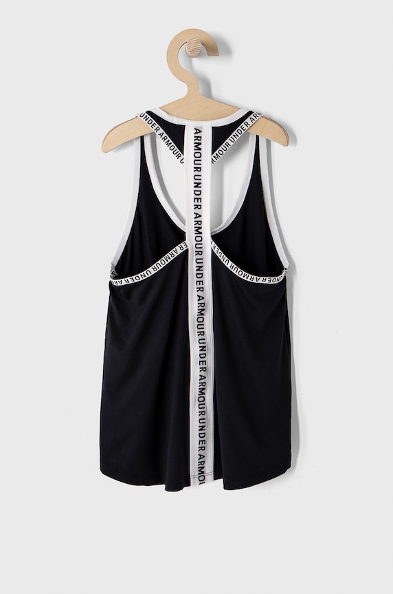 Παιδικό top Under Armour 1363374 μαύρο SS25