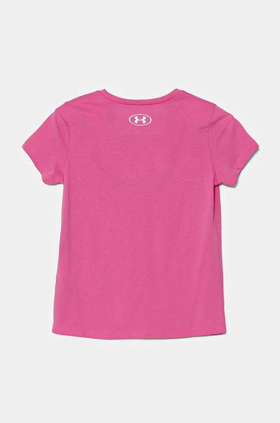 Παιδικό μπλουζάκι Under Armour 1361182 ροζ AW24