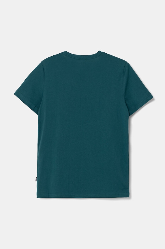 Detské bavlnené tričko Puma 586960 zelená AW24