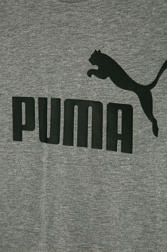 Chlapec Detské bavlnené tričko Puma 586960 sivá