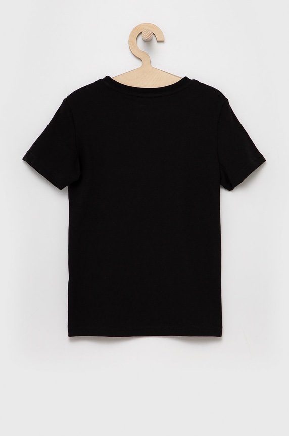 Chłopiec Puma t-shirt bawełniany dziecięcy 586960 czarny