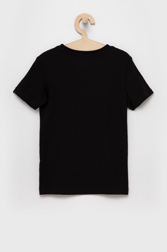 Chłopiec Puma t-shirt bawełniany dziecięcy 586960 czarny
