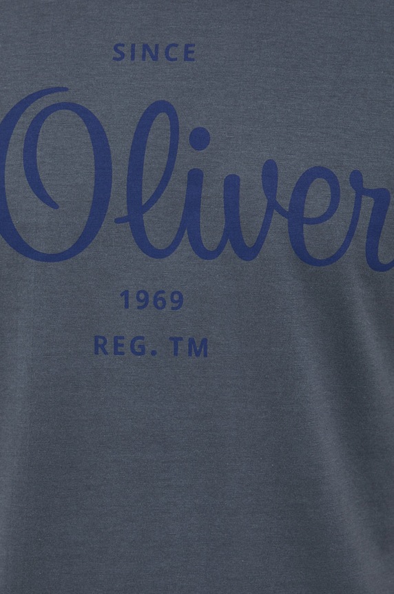 T-shirt bawełniany 2057432 szary