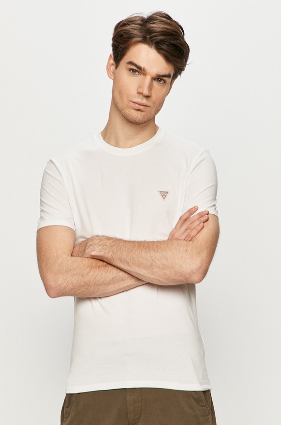 Guess T-shirt M1RI24.J1311 biały M1RI24.J1311