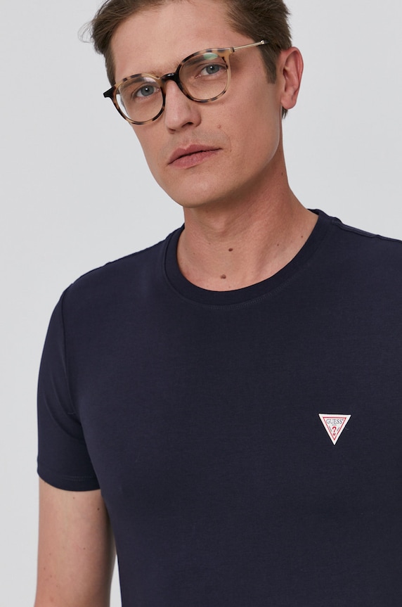 Tričko Guess tmavomodrá M1RI24.J1311