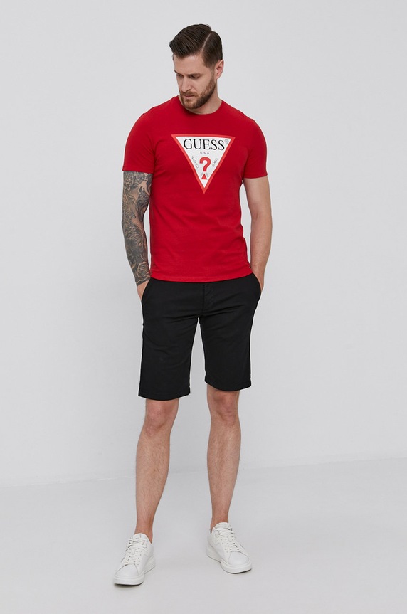 Guess - T-shirt M1RI71.I3Z11 M1RI71.I3Z11 czerwony AA00