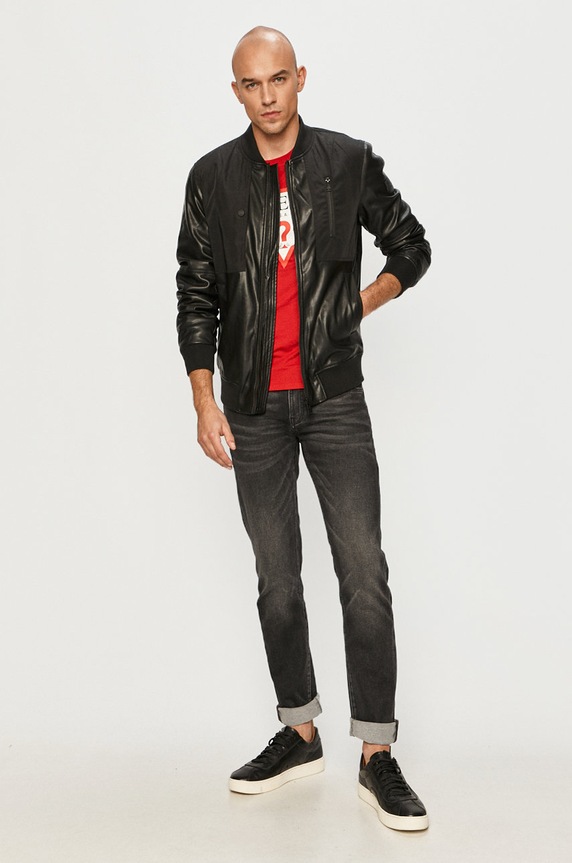 Guess - Tričko M1RI71.I3Z11 červená AA00