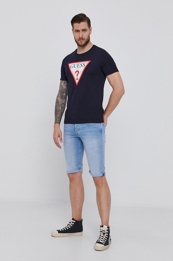 Guess - T-shirt M1RI71.I3Z11 M1RI71.I3Z11 granatowy AA00