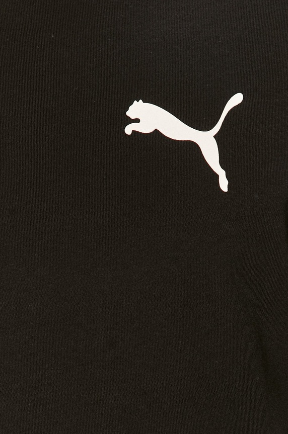 Βαμβακερό μπλουζάκι Puma 586668 μαύρο